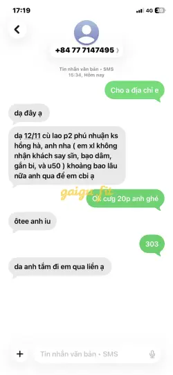 Ảnh đánh giá gái gọi