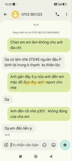 Ảnh đánh giá gái gọi