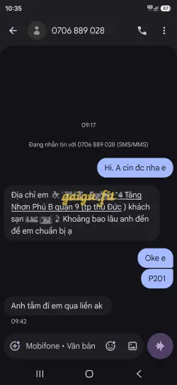 Ảnh đánh giá gái gọi