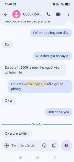 Ảnh đánh giá gái gọi