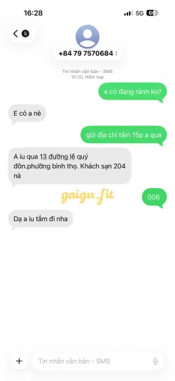 Ảnh đánh giá gái gọi