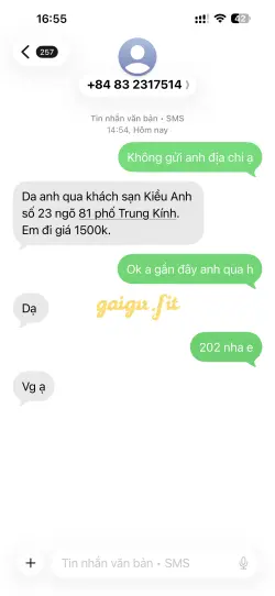 Ảnh đánh giá gái gọi