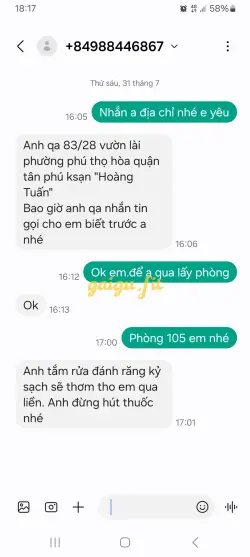 Ảnh đánh giá gái gọi