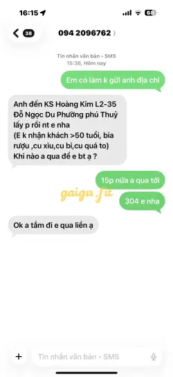 Ảnh đánh giá gái gọi