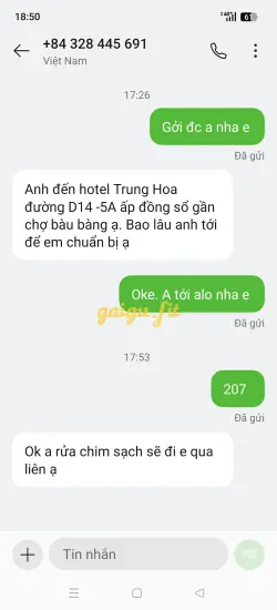 Ảnh đánh giá gái gọi