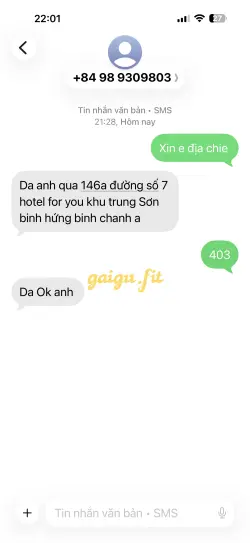 Ảnh đánh giá gái gọi