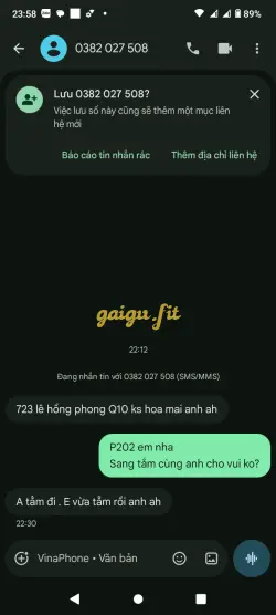 Ảnh đánh giá gái gọi