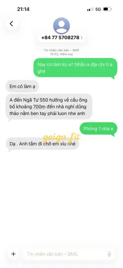 Ảnh đánh giá gái gọi