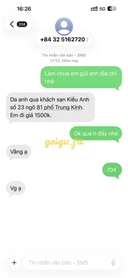 Ảnh đánh giá gái gọi