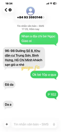 Ảnh đánh giá gái gọi