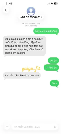 Ảnh đánh giá gái gọi