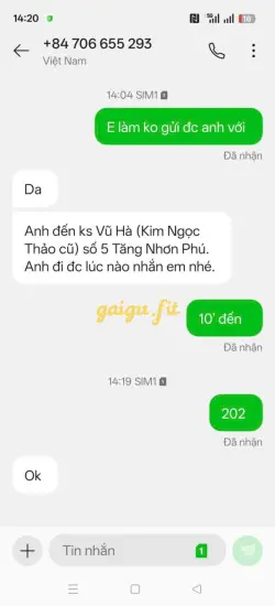 Ảnh đánh giá gái gọi