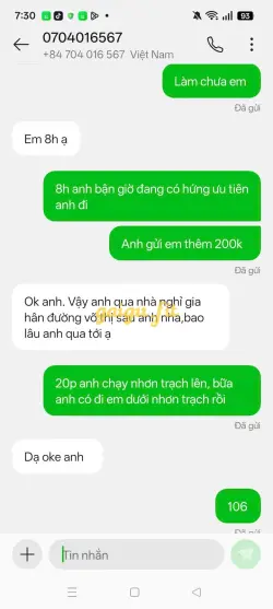 Ảnh đánh giá gái gọi