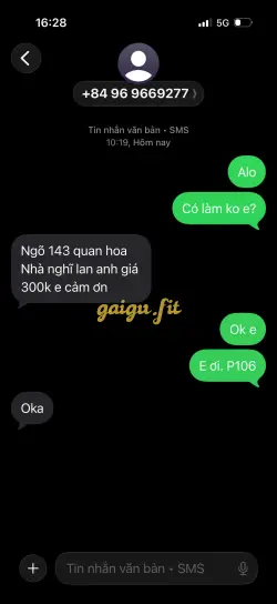 Ảnh đánh giá gái gọi