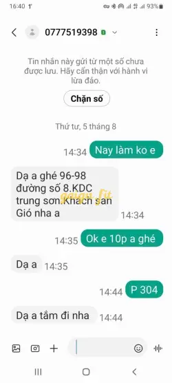 Ảnh đánh giá gái gọi