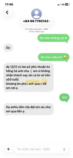 Ảnh đánh giá gái gọi