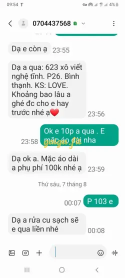 Ảnh đánh giá gái gọi