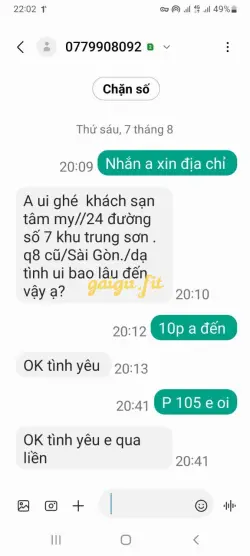 Ảnh đánh giá gái gọi