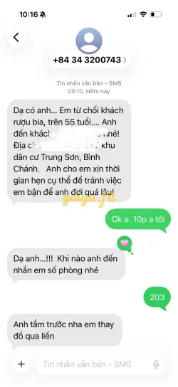 Ảnh đánh giá gái gọi