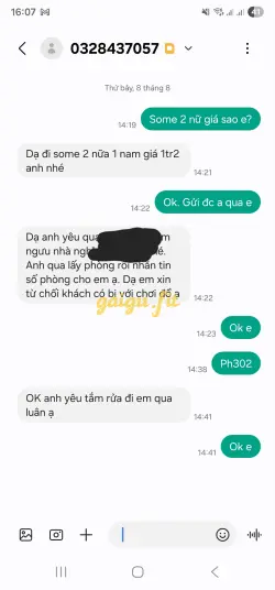 Ảnh đánh giá gái gọi