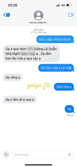 Ảnh đánh giá gái gọi