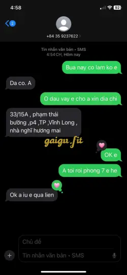 Ảnh đánh giá gái gọi