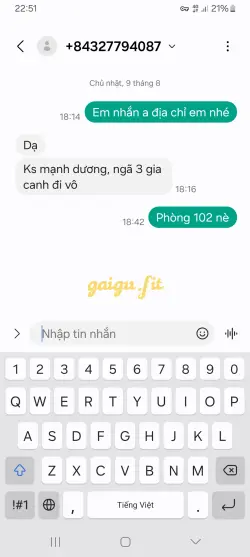 Ảnh đánh giá gái gọi