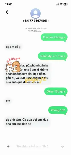 Ảnh đánh giá gái gọi