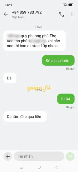 Ảnh đánh giá gái gọi