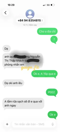Ảnh đánh giá gái gọi