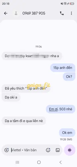 Ảnh đánh giá gái gọi
