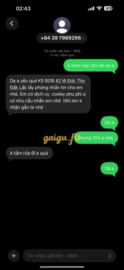 Ảnh đánh giá gái gọi