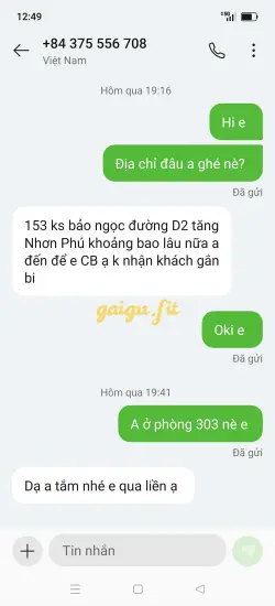 Ảnh đánh giá gái gọi