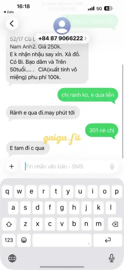 Ảnh đánh giá gái gọi