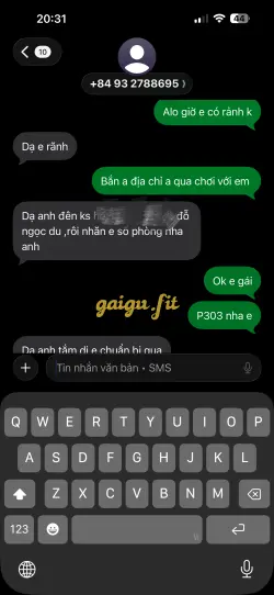 Ảnh đánh giá gái gọi