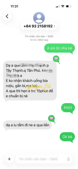 Ảnh đánh giá gái gọi