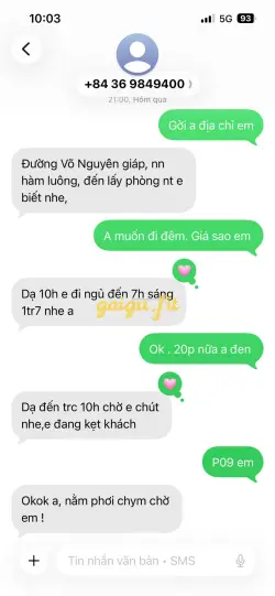 Ảnh đánh giá gái gọi