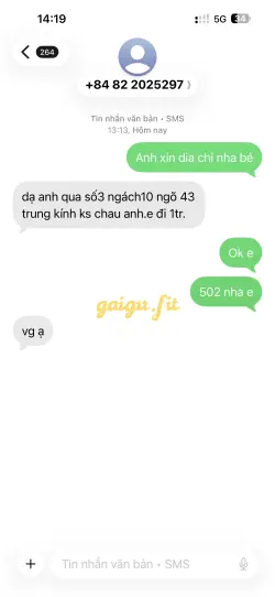 Ảnh đánh giá gái gọi