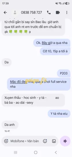 Ảnh đánh giá gái gọi