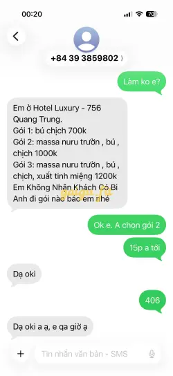 Ảnh đánh giá gái gọi