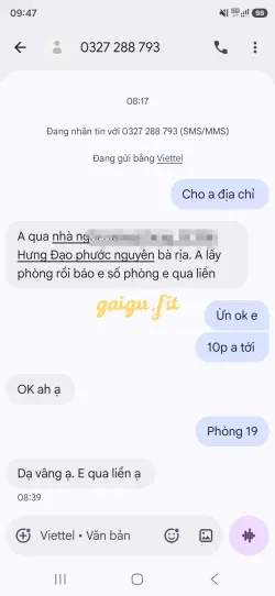 Ảnh đánh giá gái gọi