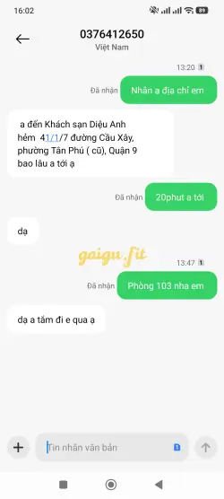 Ảnh đánh giá gái gọi