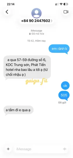 Ảnh đánh giá gái gọi