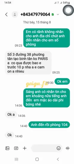 Ảnh đánh giá gái gọi