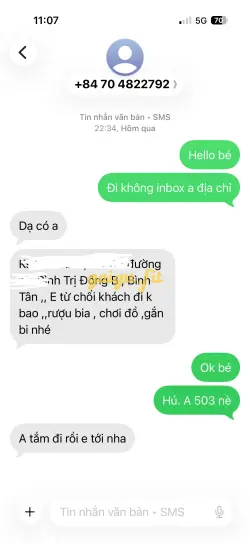 Ảnh đánh giá gái gọi