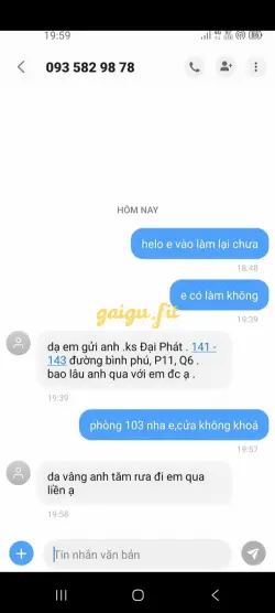 Ảnh đánh giá gái gọi