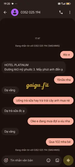 Ảnh đánh giá gái gọi