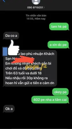 Ảnh đánh giá gái gọi