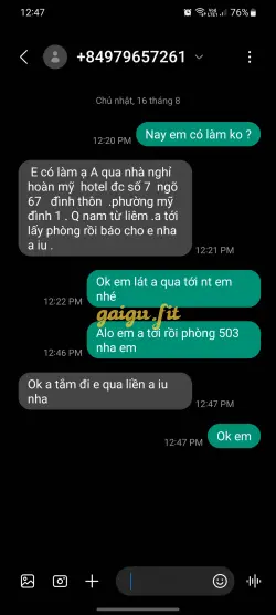 Ảnh đánh giá gái gọi