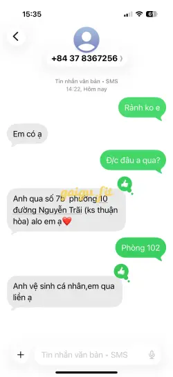 Ảnh đánh giá gái gọi